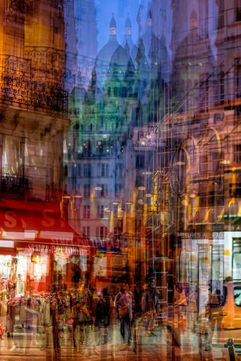 Multiple Exposure Photography, City Artwork, A Level Photography, Creative Landscape, Creation Photo, Photo Layers, Cityscape Photography, Layered Art, Photography Resources