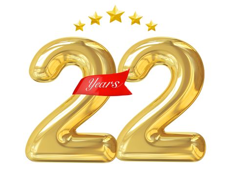 22 Years Anniversary Golden 22 Number Wallpaper, Number Wallpaper, Wallpaper Tablet, Golden Anniversary, New Wallpaper, Year Anniversary, Free Png, Royalty, Royalty Free