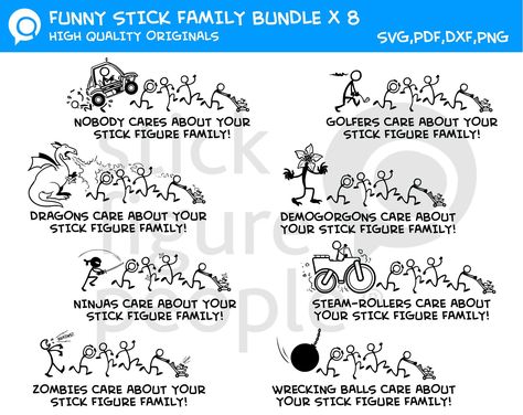 Funny Stick Figure People Family Car Decal Bundle Pack Cutcricut Check more at https://bestdesignbundle.com/product/funny-stick-figure-people-family-car-decal-bundle-pack-cutcricut/ Family Car Decals, Funny Stick Figures, Stick Family, Stick Figure Family, Funny Decals, Transparent Image, Stick Figure, Cricut Files, Silhouette Png