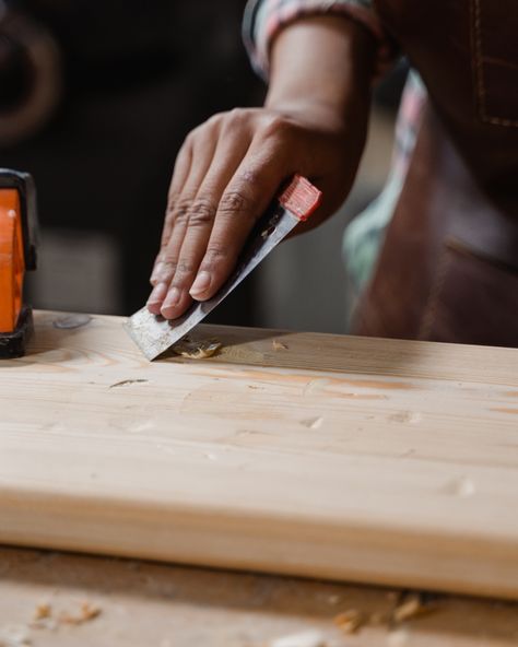 Hey #woodworkers, we're excited to see what you're making! What's your current project and how is it coming along? 🔨💡 Woodworking Equipment, Wood Putty, Orbital Sander, Hardwood Furniture, Scrap Material, Learn Woodworking, Woodworking Guide, Woodworking Machinery, Woodworking Workshop