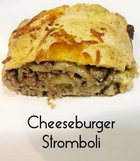 Cheeseburger Stromboli Hamburger Stromboli, Stromboli With Ground Beef, Cheeseburger Stromboli Recipe, Stromboli Using Pillsbury Pizza Dough, Cheeseburger Stromboli, Cheesesteak Stromboli Recipe, Pilsbury Pizza Dough Recipes Stromboli, Mozzarella Cheese Steak Stromboli, Stromboli Recipes