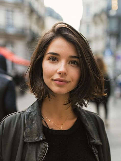 Stylish Chin-Length Haircuts: Versatile and Timeless Styles for All Ages Chin Haircut, Mid Haircuts, Chin Length Haircuts, Long Bobs, Wavy Bob Haircuts, Hair 101, French Bob, All Face Shapes, Chin Length