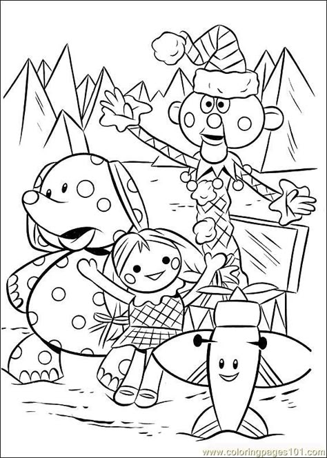 Toys in Rudolph Cartoon Coloring Page Rudolph Cartoon, Toys Coloring Pages, Rudolph Coloring Pages, Island Of Misfit Toys, Rudolph Red Nosed Reindeer, Christmas Coloring Sheets, Misfit Toys, Cartoon Coloring Pages, Disney Coloring Pages