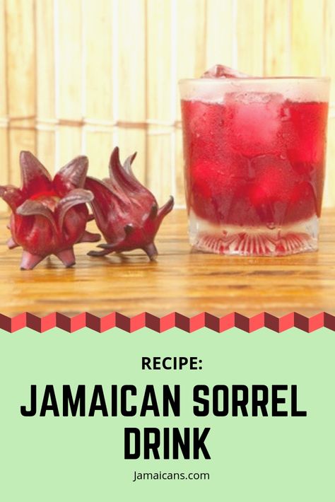 Jamaican Sorrel Drink Recipe, Sorrel Drink Recipe, Native Recipes, Jamaican History, Jamaican Drinks, Sorrel Recipe, Jamaican Sorrel, Sorrel Drink, Jamaican Christmas