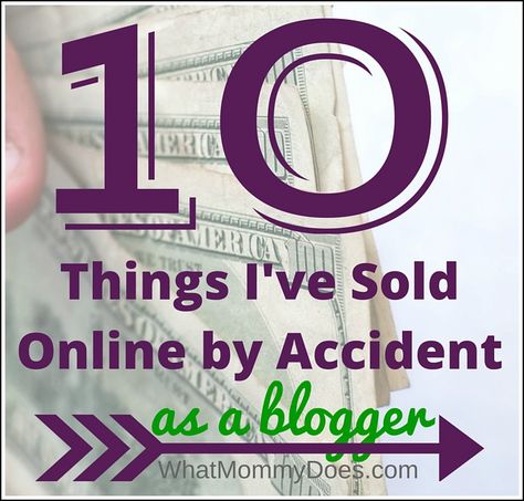 10 Things I’ve Sold by Accident Online as a Blogger Extra Income Ideas, Online Side Hustles, Ways To Make Extra Money, Family Finance, Make Easy Money, Job Ideas, Making Extra Cash, Money Making Ideas, Side Jobs