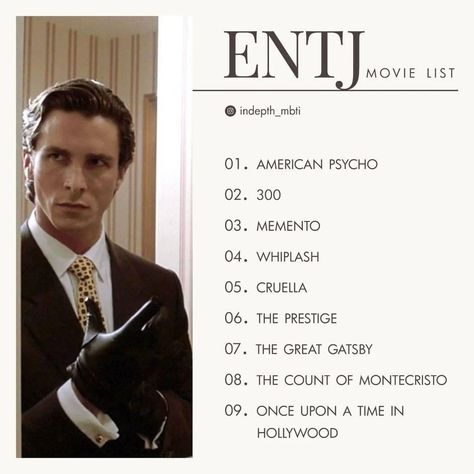 Entj Movie List, Entp Movie List, Entj Books, Intj Movie, Entj Aesthetic, Entj Personality, New Movies To Watch, Great Movies To Watch, Movie Quotes Funny