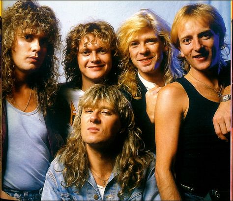 Def Leppard songs are really happy and have deep meaning and certain lines in songs describe my life. I love them so much for being the band that does that for me more than some bands. Def Leppard Photograph, Def Leppard Band, Def Leopard, Shadow Man, Terror Twins, Vivian Campbell, Steve Clark, Best Guitar Players, Phil Collen