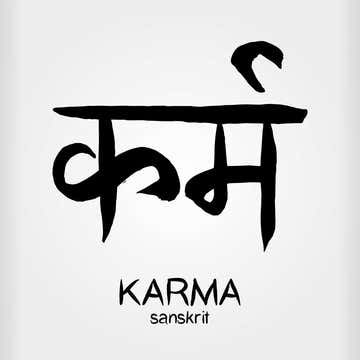 Quote In Sanskrit, Karma Tattoo Symbol, Tibet Tattoo, Karma Symbol, Hindi Tattoo, Karma Quote, Sanskrit Symbols, Karma Tattoo, Hindu Symbols