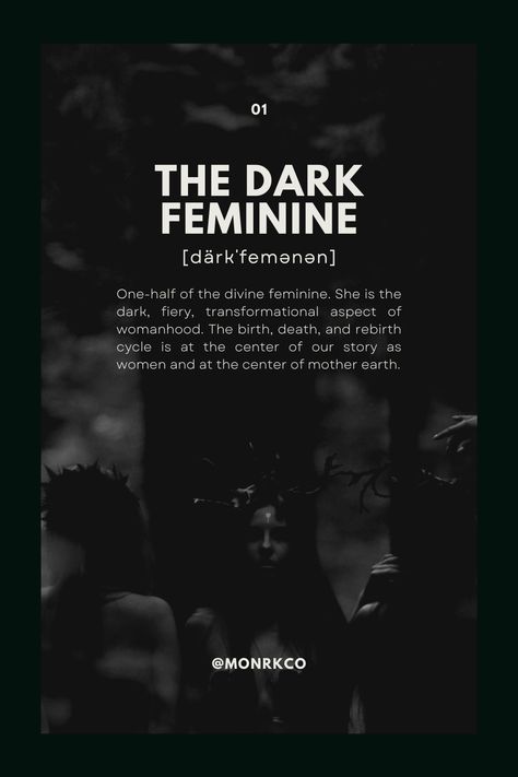 The power of the dark feminine lives in all of us. To connect with her unlocks your power and sends you down the path to becoming the divine feminine. The Dark Feminine Aesthetic, Dark Feminine Definition, Dark Art Aethstetic, Dark Feminine Qoute, Dark And Light Feminine Energy, Dark Feminine Wallpaper Aesthetic, Dark Feminine Energy Outfits, Femine Power, Dark Divine Feminine