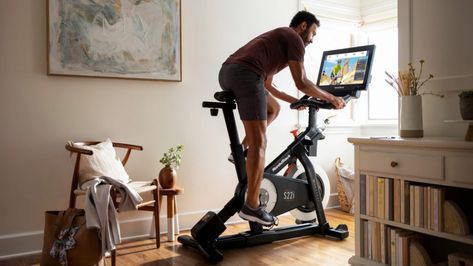 Riding the Indoor Cycle to Become a Better Runner | Trail Runner Magazine Studio Exercises, Peloton Bike, Indoor Workout, Bike Training, Indoor Bike, Spin Bikes, Aerobics Workout, Home Gym Equipment, Biking Workout