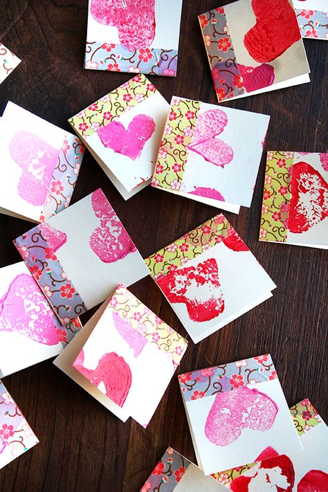 Washi Tape, Potato Stamp Valentine's Day Card Washi Tape Valentines, Giftwrap Ideas, Potato Stamp, Washi Tape Cards, Valentines Ideas, Valentines School, My Funny Valentine, Valentine Ideas, Kindergarten Art