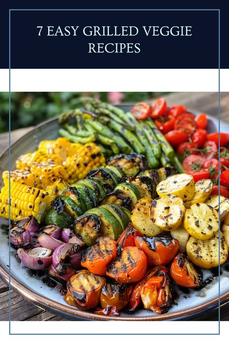 Looking for a fresh, tasty way to enjoy grilled veggies? Check out these 7 easy-to-follow grilled vegetable recipes that make the perfect side dish or main meal option! From seasoned zucchini to colorful bell peppers, these grilled veggie platters are healthy and bursting with flavor. Ideal for summer barbecues, this collection of grill recipes will impress your friends and family while keeping things light and nutritious. Get cooking and enjoy a deliciously healthy meal today! Grilled Foil Packets Veggies, Best Grilled Vegetable Recipes, How To Grill Veggies On The Grill, Grill Veggies On Grill, Veggies On Grill, Grilled Vegetables Oven, Grilled Veggies On The Grill, Seasoned Zucchini, Grill Vegetables In Foil