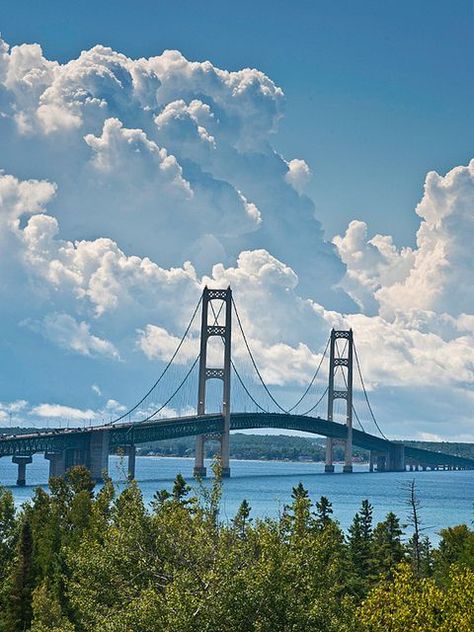 Mackinac Bridge, Michigan Michigan Scenery, Michigan Living, Mackinaw Bridge, Michigan Girl, Mackinaw City, Mackinac Bridge, Michigan Beaches, Michigan Travel, Michigan Usa