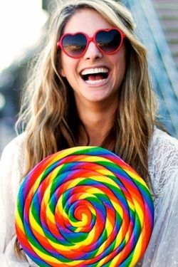 Lollipop Photoshoot, Big Lollipops, Rainbow Lollipop, Giant Lollipops, Heart Shaped Sunglasses, Online Shop Accessories, Heart Sunglasses, You're Beautiful, Just Smile