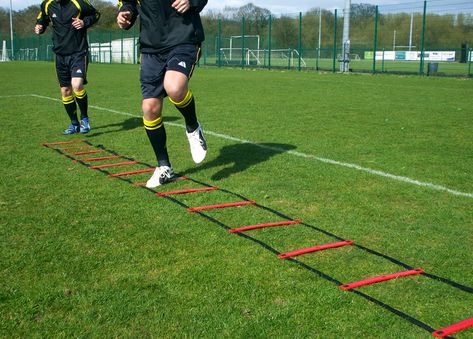 Ways to use your agility ladder | Agility Ladder Drills, Ladder Drills, Ligaments And Tendons, Hip Mobility, Long Jump, Posture Correction, Sports Training, Training Equipment, I Work Out