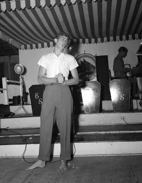 I grew up in North Carolina | A young Andy Griffith performs on stage at the Nags Head Beach Club, August 1948 | Facebook Andy Griffith Quotes, Unc Chapel Hill, Outer Banks Vacation, Andy Griffith, Nags Head, Dance Hall, Sand Castle, Historical Sites, On Stage