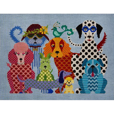 Animals – JP Needlepoint Mochila Crochet, Needlepoint Stitches, Needlepoint Designs, Cute Cross Stitch, Needlepoint Patterns, Beaded Crafts, Hand Painted Canvas, Needlepoint Canvases, Plastic Canvas Patterns