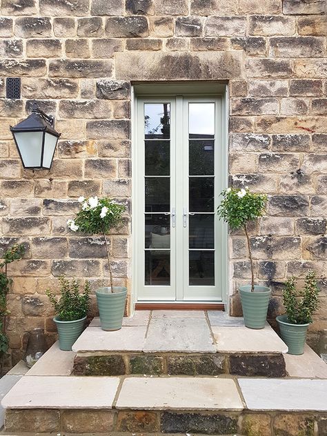 Timber Doors in Yorkshire | Blackthorn Timber Victorian Patio Doors, French Style Doors, Bedroom Patio Doors, Narrow French Doors, Small French Doors, Single Patio Door, French Doors Patio Exterior, External French Doors, Exterior Door Designs