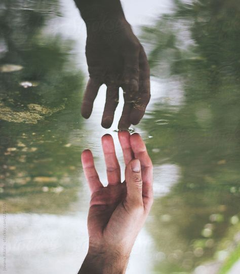 http://www.stocksy.com/212405 Hand Reflection In Water, Looking At Reflection, Character Dynamics, Alevel Art, Reflection Photos, Reflection Art, Summer Rain, Water Reflections, Stationary Cards