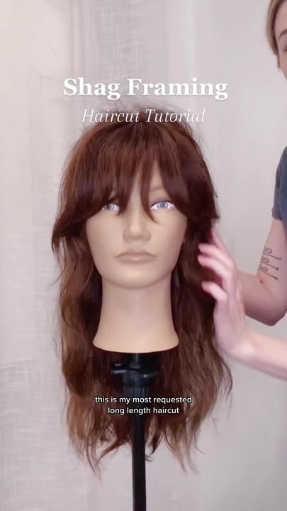 Full Bangs Long Hair, Brigitte Bardot Hair, Corte Shag, Long Hair Diy, Bardot Hair, Long Shag Haircut, Layered Haircuts With Bangs, Hairstyles For Layered Hair, Edgy Hair