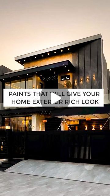 Interiosplash on Instagram: "🤩Discover the trendy paint colours for your home exterior like SILVER THINKET(8398), MARTIN SKY (7952), SOFT WHISPER (9416), FIRST FROST (8316). The gracefulness of GREY TINT (8535) & PURE IVORY (L124) to the attractiveness of MARVEL QUORY (8425), BRUNT MALT (8227), ANTIQUE BRASS (8581), PURE ESPRESSO N (K090) & BLACK LAND N (K294) all colours are available in Asian Paints❄️🎨🌌

These colours are more than just a paint, transform your space into a haven of peace & luxury😍✨

Follow us for more ideas 💡😇
@interiosplash 

#home #exterior #ideas #paints #colours #peace #luxury #house #homeinterior #color #interior #designer #interiordesign #interiosplash" Asian Paints Exterior Color Ideas, Asian Paint Exterior Colour, Gray And White House Exterior, White House Exterior Colors, Home Exterior Ideas, Trendy Paint Colors, Asian Paints Colours, White Exterior Houses, Asian Paints