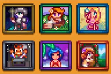 (CP) Hitme's Spouse Portraits Reworked Stardew Tips, Stardew Valley Mods, Stardew Mods, Stardew Valley Layout, Stardew Valley Tips, Cozy Games, Building Games, Games Board, I'm Busy