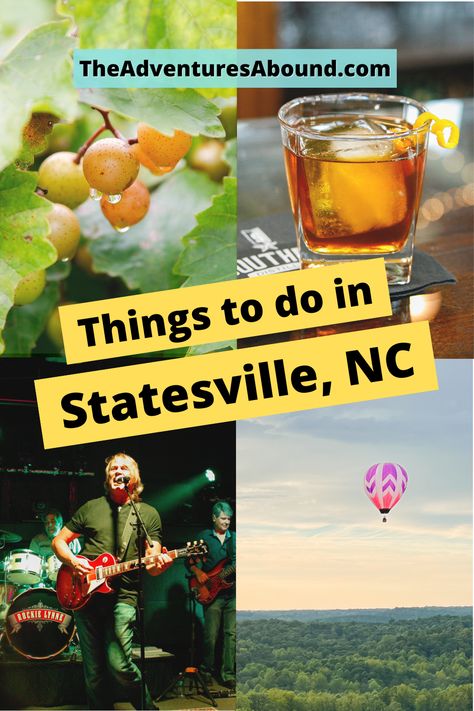 Looking for things to do in Statesville, NC? Experience the thrill of soaring through the sky in a hot air balloon. Indulge in locally distilled bourbon with a tasting at a distillery. Explore the picturesque muscadine vineyards. Visit an alpaca farm or immerse yourself in the world of cinema at the Full Bloom Film Festival. Discover the charm of historic downtown Statesville or embark on an adventure at Lake Norman State Park. There is no shortage of things to do in Statesville, NC. Things To Do In Summer, Summer Bucket List, Summer Bucket Lists, Cultural Experience, Summer Bucket, Road Trip Usa, Tourist Destinations, Outdoor Fun, Central Park