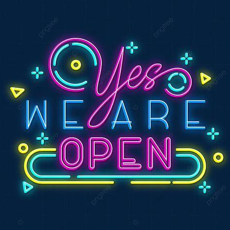 Yes Were Open Sign, Yes We Are Open Sign, We're Open Sign, We Are Open Sign, Yes We Are Open, We Are Open Today, Geometric Pattern Background, Open Sign, Business Slogans