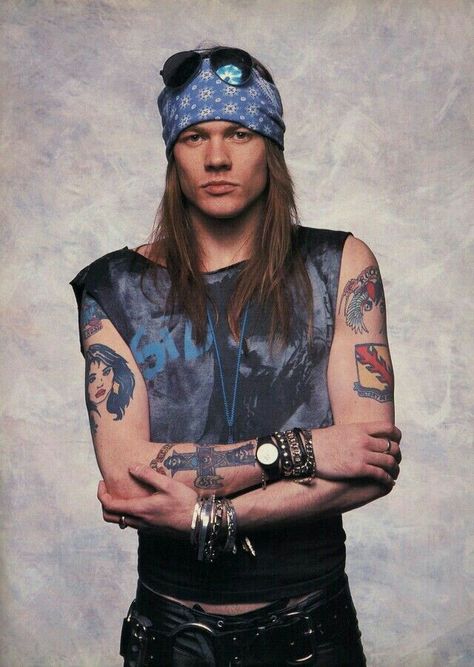 Axle Rose Axl Rose Tattoo, Muzică Rock, Left Arm Tattoos, Rose Costume, Axel Rose, Rose Tattoo Sleeve, Duff Mckagan, Axl Rose, Mötley Crüe