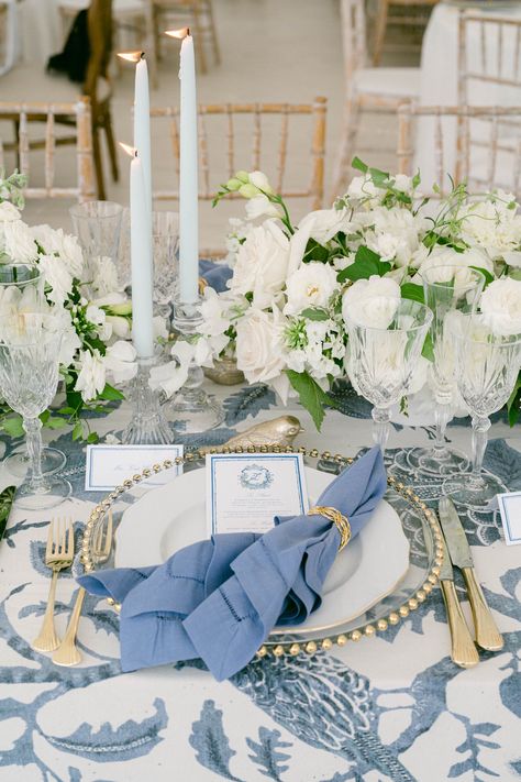 emily_luke_sp-17.heic | privatehomewedding Blue Wedding Table, Blue Tablescape, French Blue Wedding, Blue Wedding Receptions, Wedding Table Setting, Baby Shower Deco, Blue Bridal Shower, Dream Wedding Decorations, Light Blue Wedding