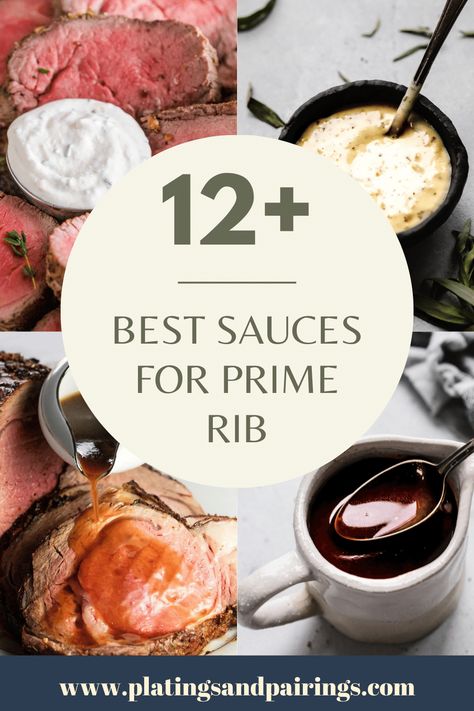 Wondering what sauces go well with prime rib besides horseradish and au jus? I’ve got you covered with this handy guide. Prime Rib Easy, Prime Rib Horseradish Sauce, Prime Rib Sauce, Prime Rib Au Jus, Best Sauces, Prime Rib Sandwich, Au Jus Recipe, Prime Rib Dinner, Smoked Prime Rib