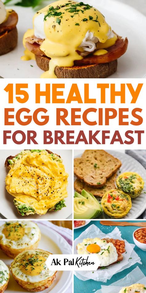 Kickstart your mornings with our collection of Healthy Egg Recipes for Breakfast. Discover an array of satisfying breakfast ideas that cater to your health-conscious palate. From high protein breakfast to low carb breakfast ideas and classic favorites like fluffy scrambled eggs, egg muffins, egg breakfast bowls, egg wraps, and egg breakfast sandwiches, our collection ensures a wholesome and delicious start to your day. Low Carb Egg Ideas, Breakfast Ideas With Bread And Eggs, Easy Healthy Breakfast Ideas With Eggs, Eggs On Toast Breakfast Ideas, Eggs For Lunch Ideas, Healthy Egg Recipes Breakfast, Egg Breakfast Ideas Healthy, Egg Recipes For Dinner Healthy, Breakfast Scramble Bowl