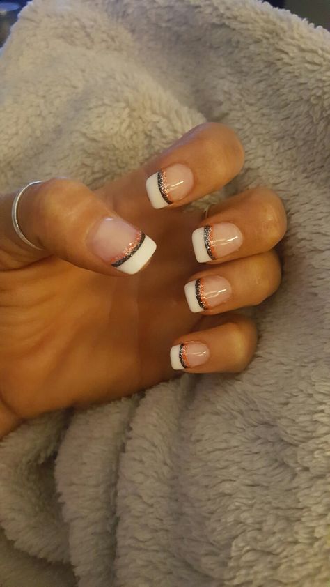 Football French Tip Nails, Harley Davidson Wedding Dresses, Harley Nails Designs, Harley Davidson Nails Ideas, Motorcycle Nails Designs, Harley Davidson Nails Design, Biker Nails Designs, Halloween Toe Nail Designs, Halloween Nails French Tip