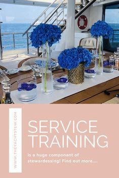 Yacht Stewardess Tips, Yachtie Life, Yacht Decorating Ideas, Canapé Ideas, Yacht Stewardess, Yacht Interior Decor, Yacht Decor, Dinner Party Centerpieces, Silver Service