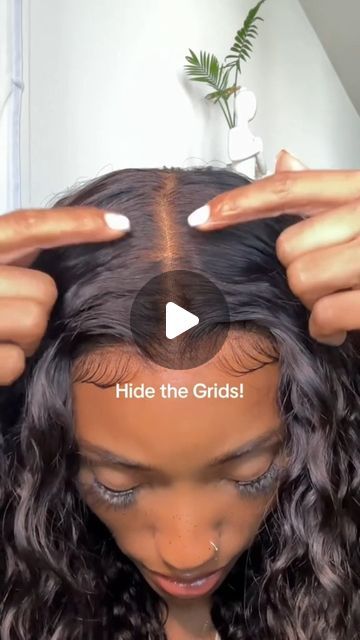 Afsisterwig store on Instagram: "Wig hack to hide the grids❤❤
.
Like and follow for more hair inspo
IG @lovelybryana 
.
Glueless wigs + drawstring wig hack #linkinbio 
Season sale ongoing DM us
.
------------------------------
Wig experts and hair factory owners🤍

#wighack #wiginstall #gluelesswig #invisibleknotswig #drawstringwig" Wig Hacks, Glueless Wigs, Haircuts With Bangs, Birthday Wishlist, Follow For More, Put On, Hair Inspo, Bangs, Wigs