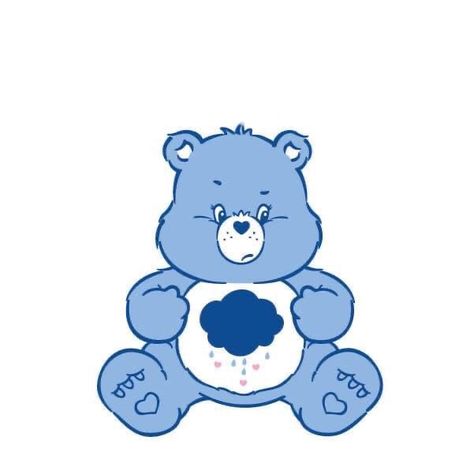 Grumpy Care Bear, Care Bears Vintage, Care Bear Party, Grumpy Bear, Ferrari F430, Bear Drawing, Cartoon Tv Shows, Bear Pictures, Bear Face