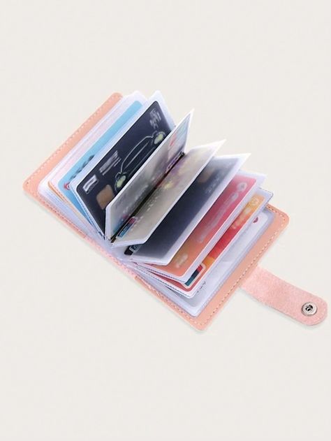 New Anti-Theft Id Credit Card Holder Fashion Women's 26 Cards Slim Pu Pocket Case Purse Wallet Credit Card Holder Wallet, Leather Credit Card Holder, Classic Card, Pu Leather Wallet, Pocket Wallet, Wallet Organization, Card Storage, Card Patterns, Leather Wallet Mens