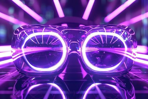 Photo 3d vr headset in futuristic purple... | Premium Photo #Freepik #photo Vr Aesthetic, Futuristic Purple, Aesthetic Morado, Ar Technology, Purple Neon, Vr Headset, Business Card Maker, Flyer Maker, Poster Maker