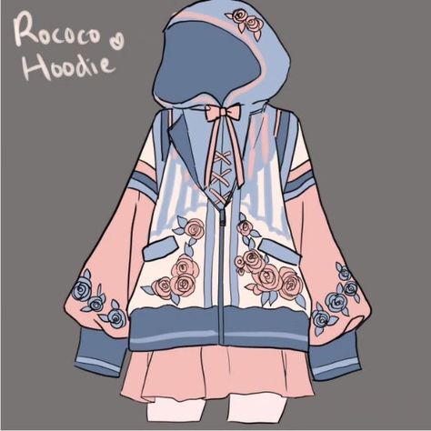 Rococo Techwear, Sumeru Clothing, Vestidos Anime, Clothing Sketches, Dress Design Drawing, Art Outfits, Clothing Design Sketches, Drawing Anime Clothes, Anime Inspired Outfits