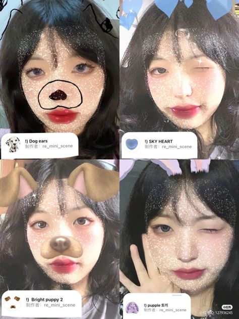 Cute Filters For Instagram, Filter Instagram Cute, Filter Ig Cute, Cute Instagram Filters, Filter Instagram Stories, Anime Lips, Ig Filter, Snap Filters, Filter Ig