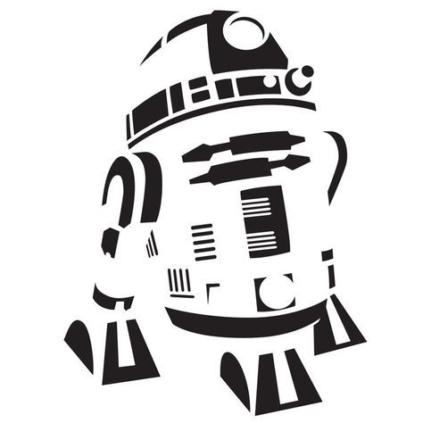 Star Wars Pumpkin Carving, Star Wars Pumpkin, Star Wars Stencil, Star Wars Silhouette, Pumpkin Templates, Stencils For Kids, Tattoo Diy, Pumpkin Template, Star Wars R2d2