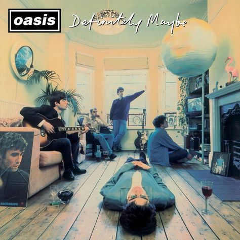 Oasis Definitely Maybe, Rock Album Cover, Oasis Album, Definitely Maybe, Rock Album Covers, Oasis Band, Cool Album Covers, Noel Gallagher, Liam Gallagher