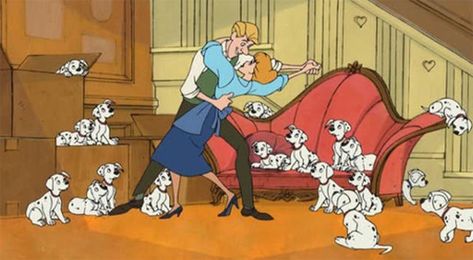 A Disney Blog: Anita and Roger | sarahmichaelblogs Anita And Roger, 101 Dalmations Anita, Roger And Anita 101 Dalmatians, 101 Dalmations Pongo And Perdita, Old Disney Characters, 101 Dalmatian Street Dimitri Trio, 101 Dalmatians 1961, 101 Dalmatians Pongo And Perdita, Disney Romance