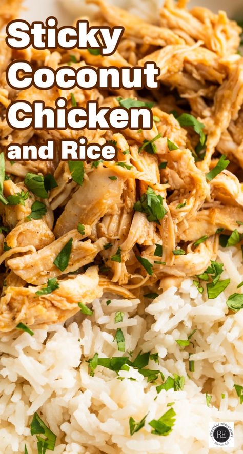 Coconut Lime Chicken, Chicken With Rice, Coconut Bowls, Rice Dinner, Coconut Chicken, Turkey Dishes, Coconut Rice, Chicken And Rice, Coconut Recipes