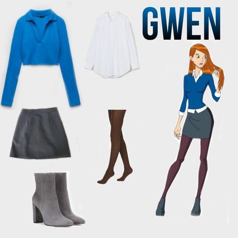 Ben 10 Gwen Costume, Gwen Costume, Ben And Gwen, Ben 10 And Gwen, Cute Couple Halloween Costumes, Couple Halloween, Couple Halloween Costumes, Ben 10, Girl Costumes