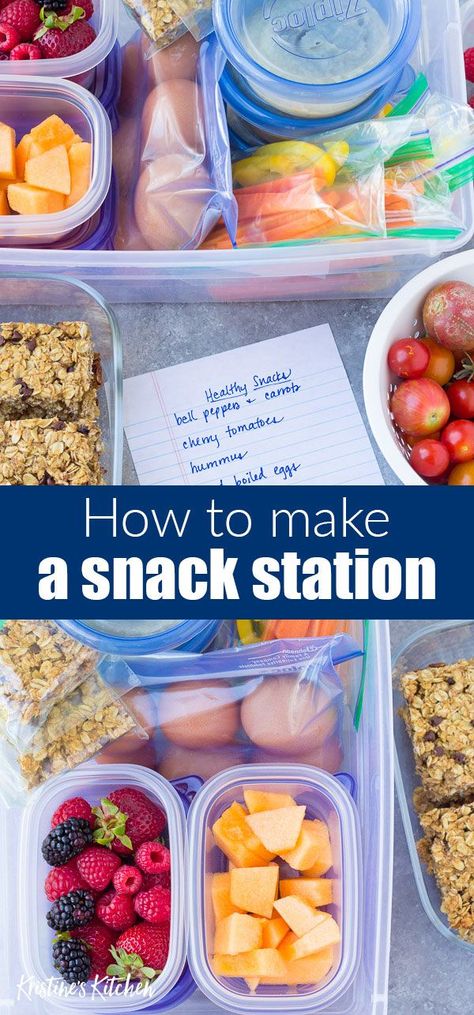 Grab And Go Snack Station, Weekly Snack Prep, Healthy Snack Station, Diy Snack Station, Snack Station, Healthy Snack Ideas, Beachbody Recipes, Healthy Eating Snacks, Diy Snacks