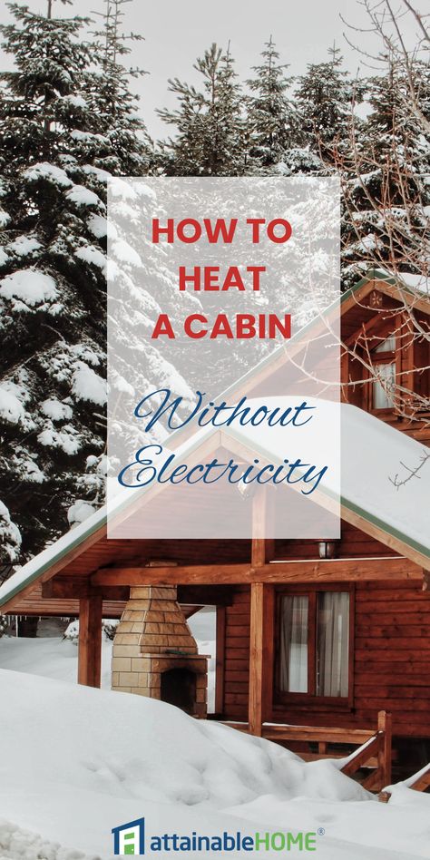 We will explain these methods to heat a cabin in greater detail and give you hints on the cost of heating your cabin using the various heating methods. So keep reading to know how to heat a cabin. Heating Without Electricity, Off Grid Heating Winter, Heat Without Electricity, Off Grid Heating, Survival Cabin, Homemade Heater, Eco Home Sustainable Living, Village Plan, Cold Weather Hacks