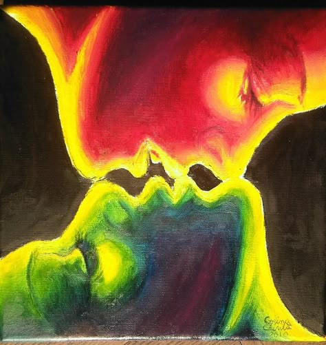 The Kiss Painting, Philip Graves, Kiss Painting, Relationship Astrology, Social Art, The Kiss, Wall Art Home, Astrology, Fine Art Prints