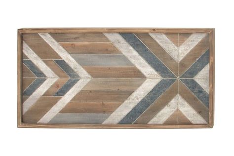 Rustic Reflections Chevron Pattern Wall Panel in Brown by UMA from Gardner-White Furniture Southwestern Wall Decor, Grey Farmhouse, Stylish Wall Decor, Medallion Wall Decor, Wooden Wall Panels, Abstract Wall Decor, Wood Panel Walls, Wooden Wall Decor, Accent Tables