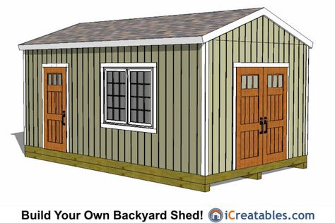 12x20 Large Storage Shed Plans. 12x20 Shed, 12x20 Shed Plans, 10x12 Shed Plans, Diy Storage Shed Plans, Diy Storage Shed, Wood Shed Plans, Build Your Own Shed, Shed Construction, Free Shed Plans